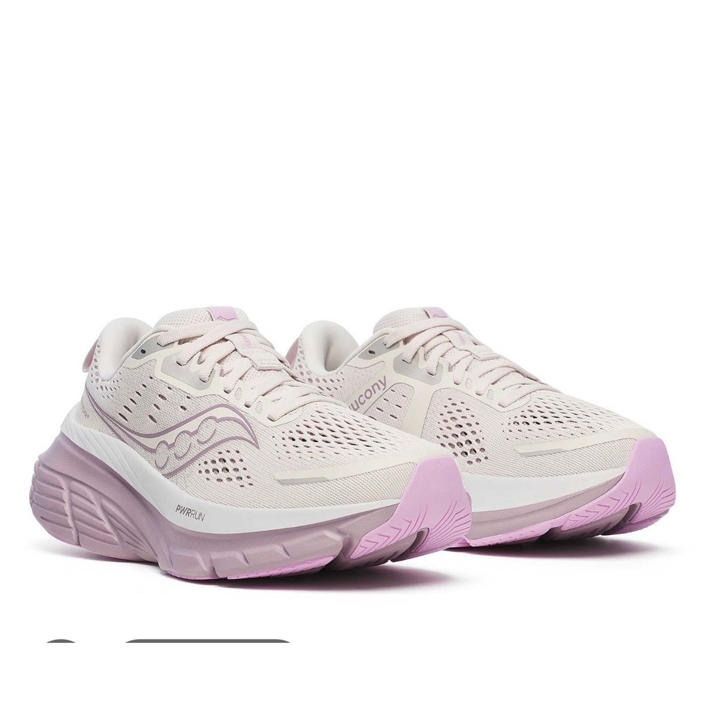 Saucony Guide 16 Womens Running Shoes Tan Mauve Size 7